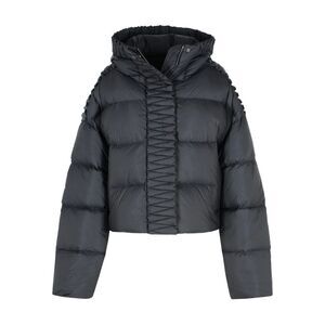 Raxxy Black Jackets - Puffer Jackets Women
